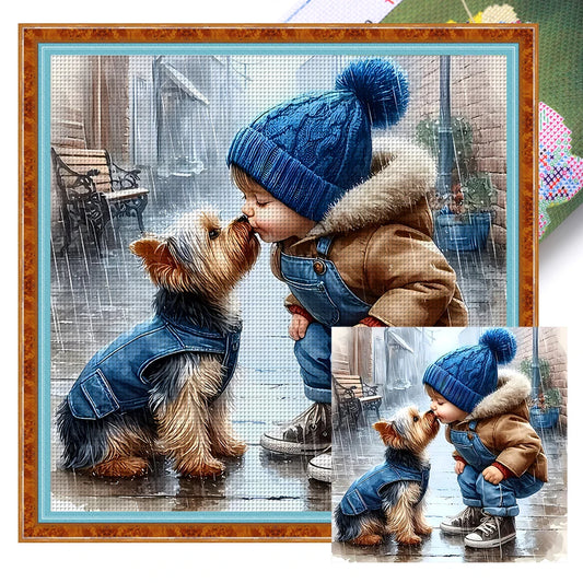 Boy Cross Stitch Kit