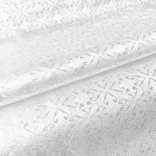 Damask Silk Satin Brocade Jacquard Fabric