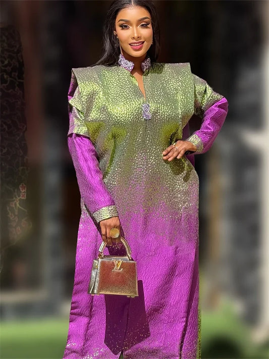 African Organza Brocade Lace Fabric