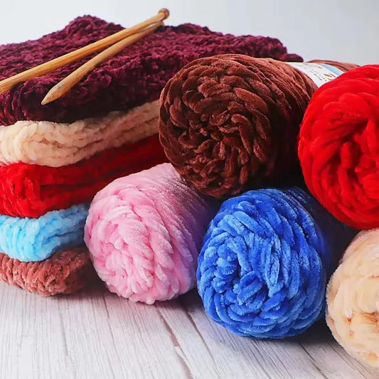 Thick Chenille Velvet Yarn