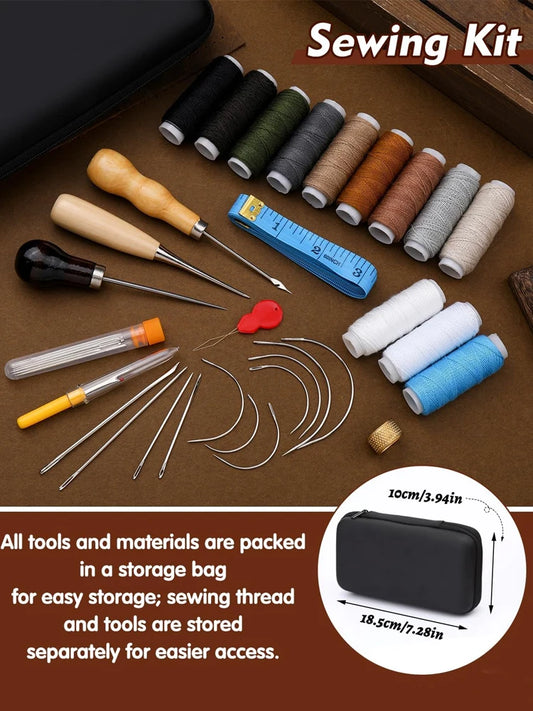 Sewing Kit for Car Seats Carpets Shoes Backpacks DIY Crafting