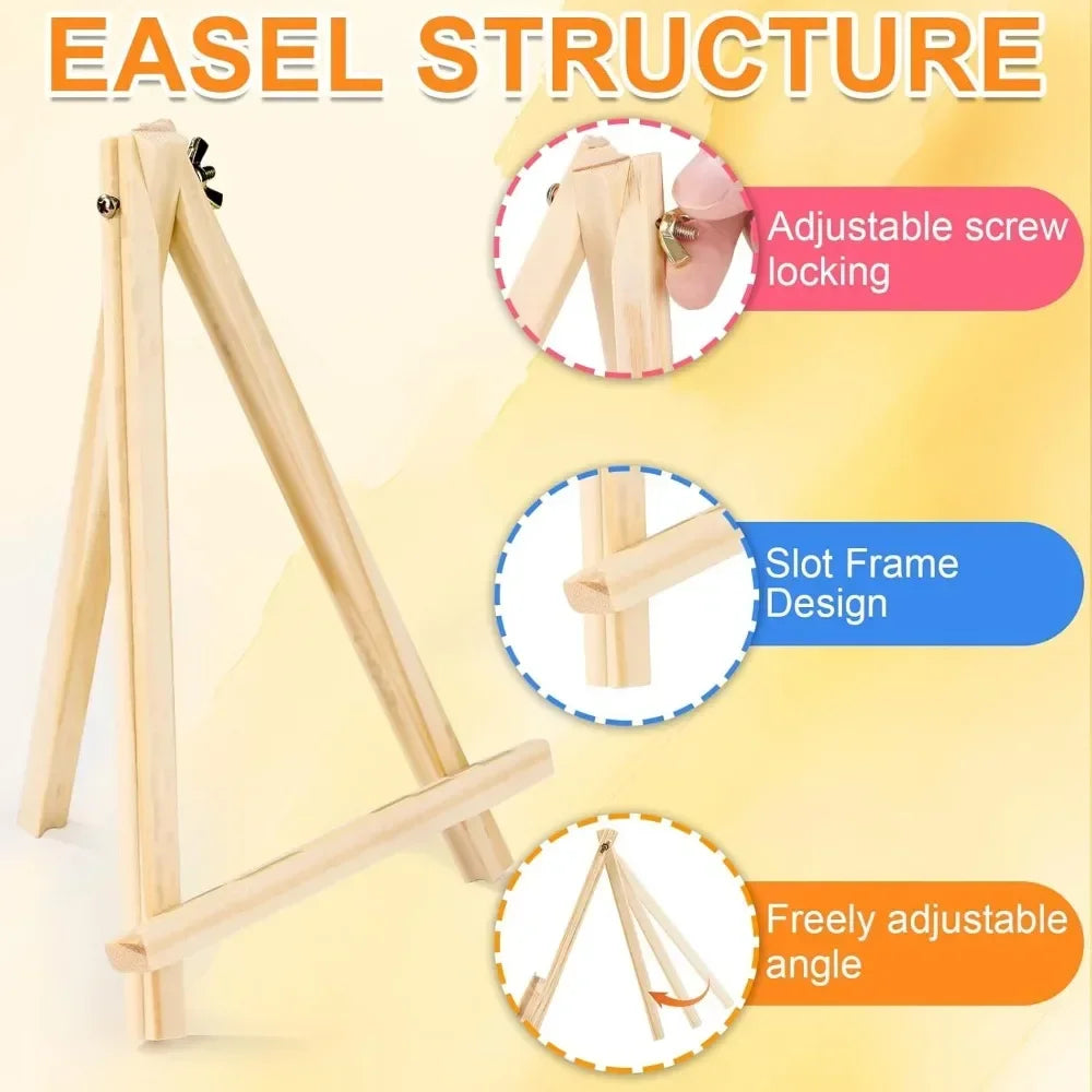 wooden easels