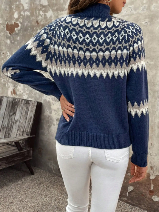 Turtleneck Knit Sweater pattern