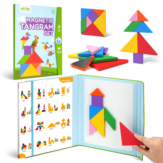 Magnetic Tangram Puzzle Book