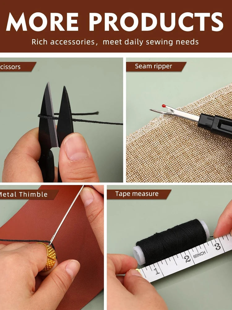 Sewing Kit for Car Seats Carpets Shoes Backpacks DIY Crafting