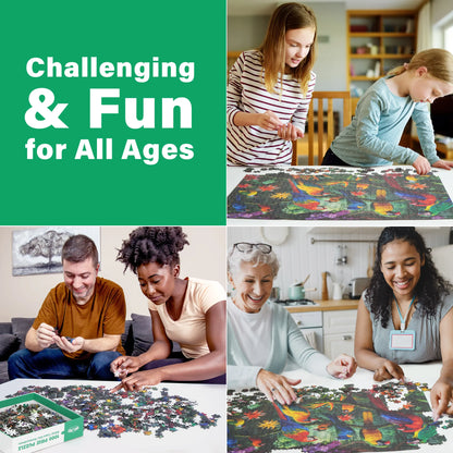 Parrots in the Jungle