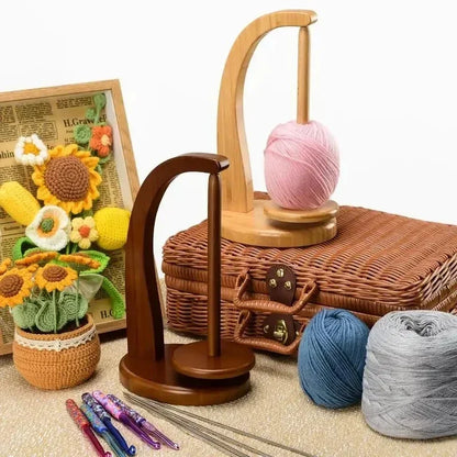 Wooden Yarn Holder
