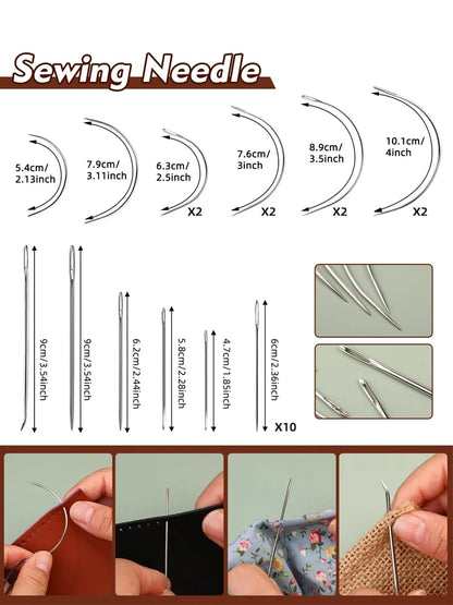 Sewing Kit for Car Seats Carpets Shoes Backpacks DIY Crafting