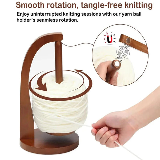 Wooden Yarn Holder