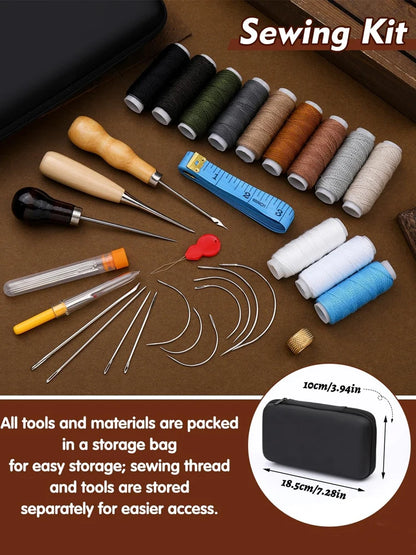 Sewing Kit for Car Seats Carpets Shoes Backpacks DIY Crafting