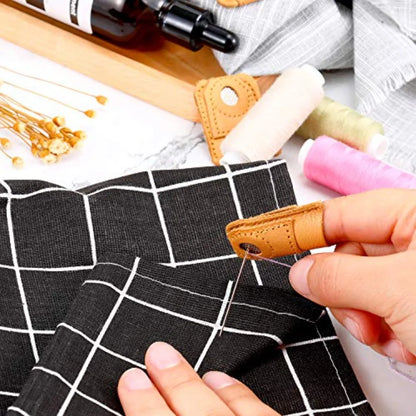 4  Thimbles Finger Guard Pin Needles