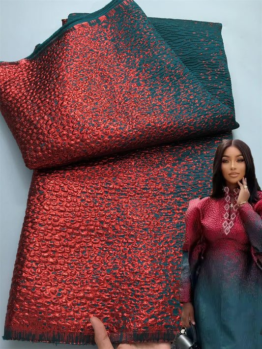 African Organza Brocade Lace Fabric