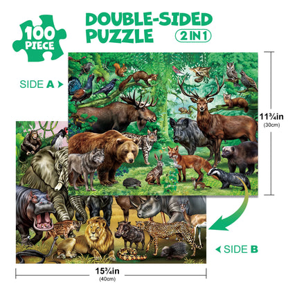 Puzzles for Kids 100 Piece