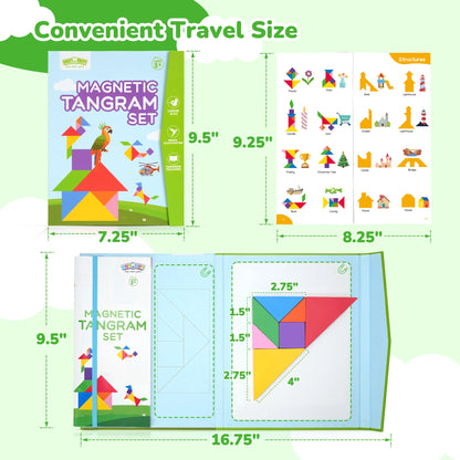 Magnetic Tangram Puzzle Book